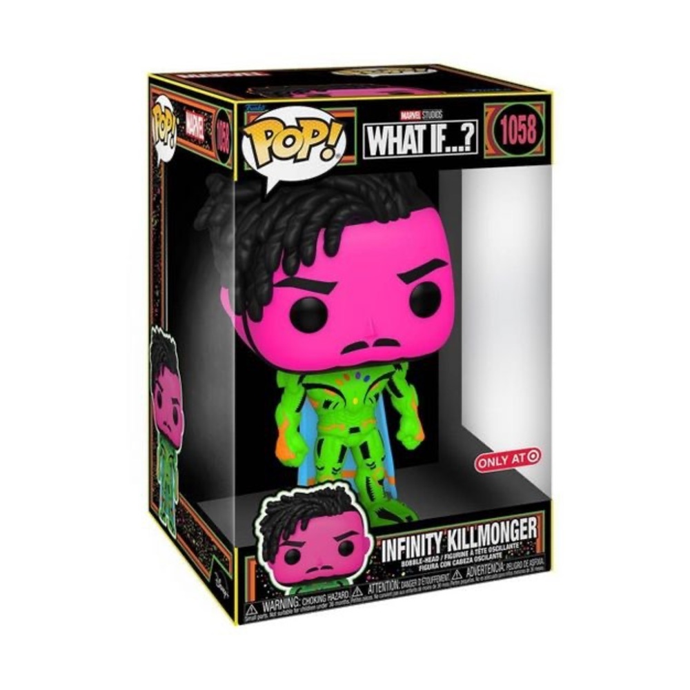 Funko POP! Jumbo: What If...? - Killmonger (Target Exclusive)